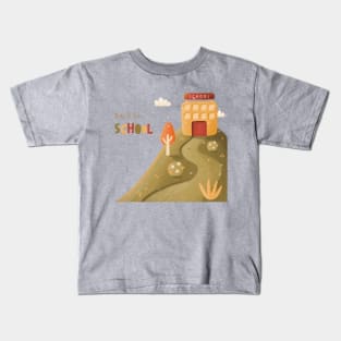 Back to School Illustration Kids T-Shirt